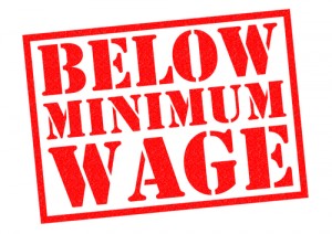Below Minimum Wage